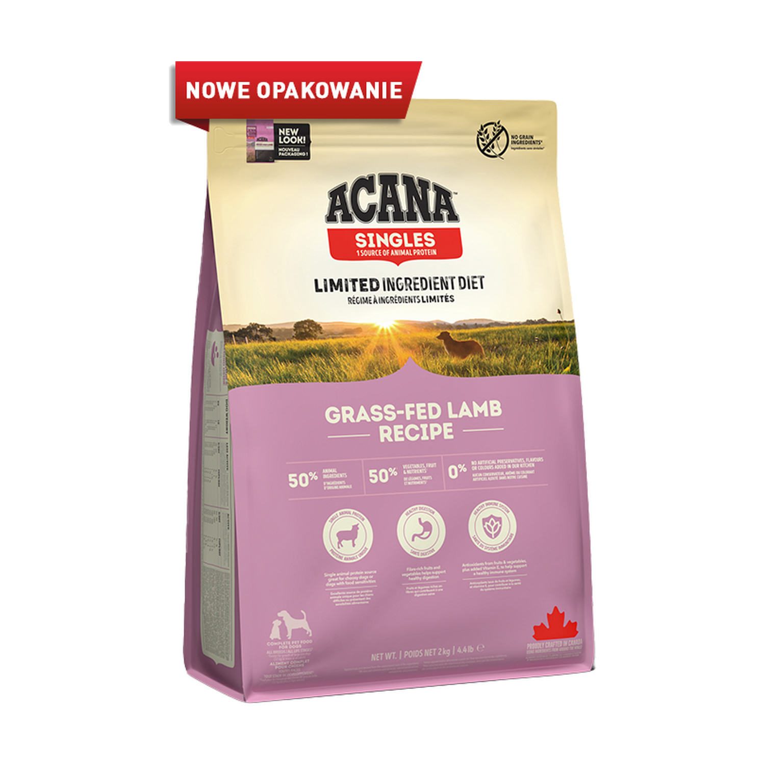 Acana Singles Grass-Fed Lamb 2kg — widok 1