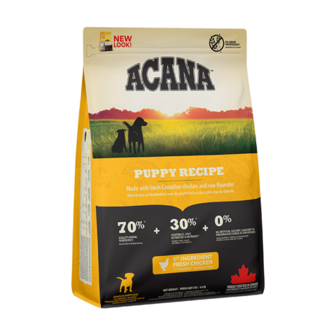 Karma Acana, Heritage, Puppy&Junior, 2kg, dla szczeniąt i młodych psów (9-25kg) — widok 1