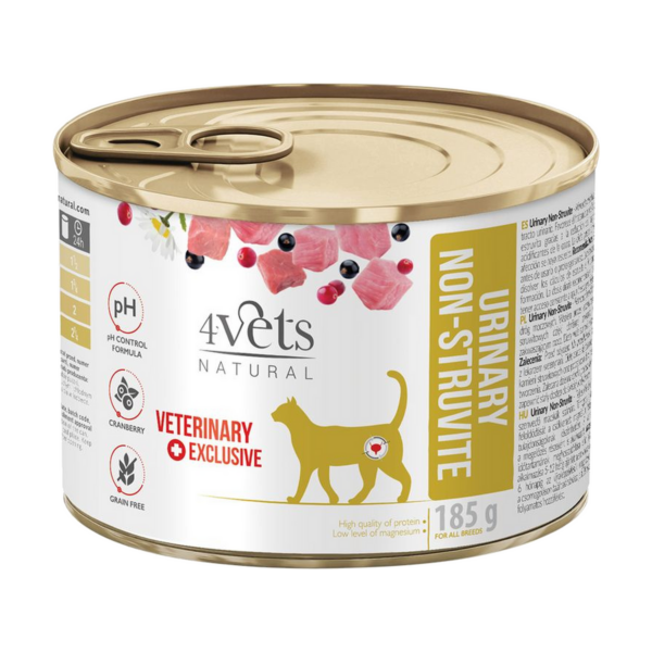 4Vets Cat Urinary Non-struvite 185g — widok 1