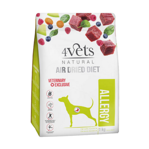 4Vets Natural Allergy karma suszona dla psów z alergią pokarmową 1kg — widok 1