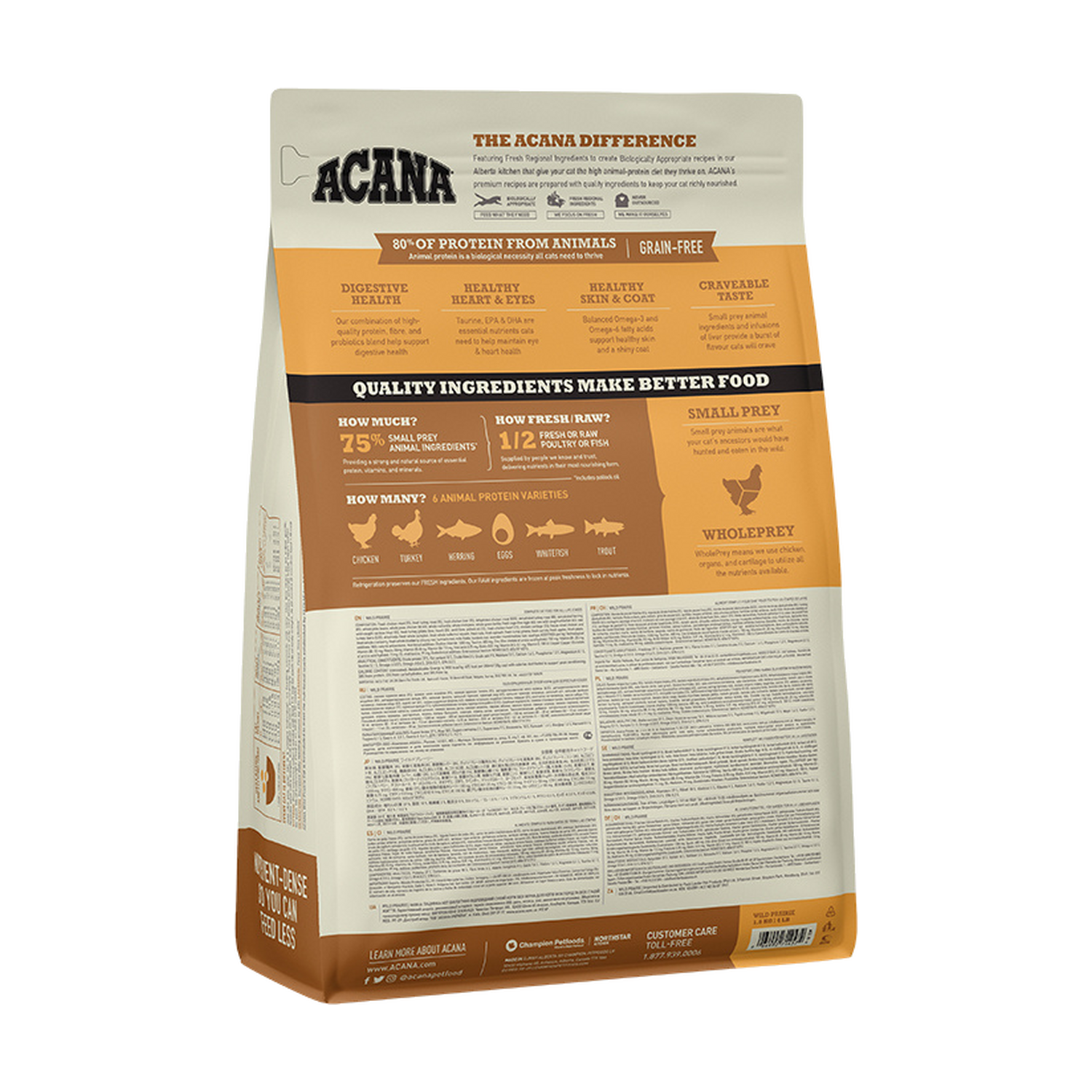 ACANA Wild Prairie Cat 1,8kg — widok 3