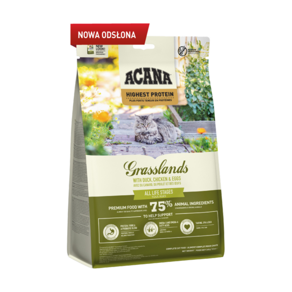 Karma ACANA, Grasslands Cat, 340g, dla kota — widok 1