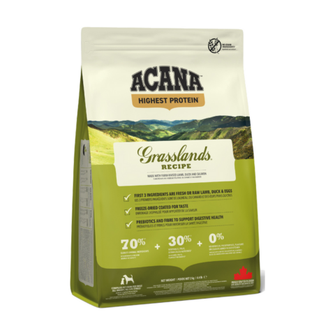 Karma Acana, Highest Protein Grasslands, sucha, 2 kg, dla psów wszystkich ras — widok 1