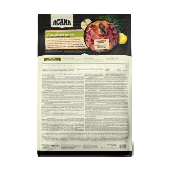 Karma Acana, Highest Protein Grasslands, sucha, 2 kg, dla psów wszystkich ras — widok 2
