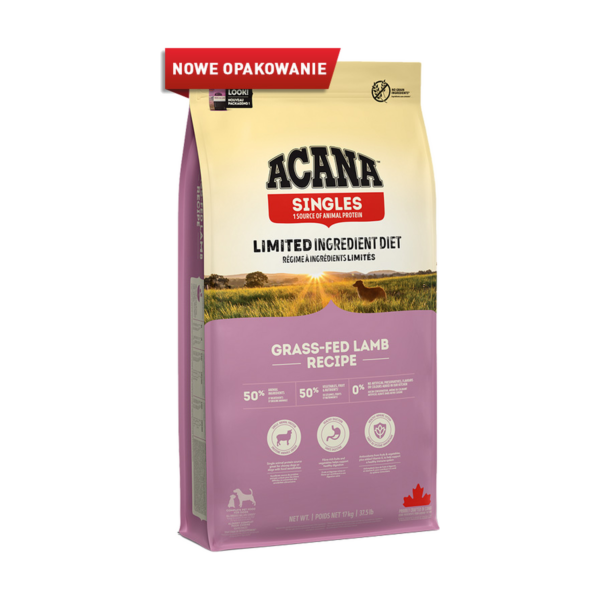 Acana Singles Grass-Fed Lamb 17kg — widok 1