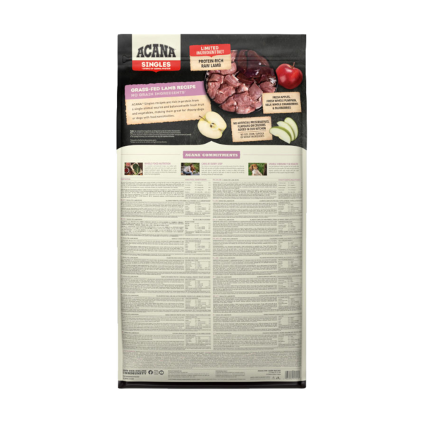 Acana Singles Grass-Fed Lamb 17kg — widok 3