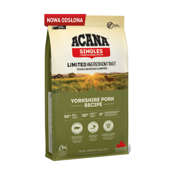 ACANA SINGLES Yorkshire Pork 11,4kg — widok 2