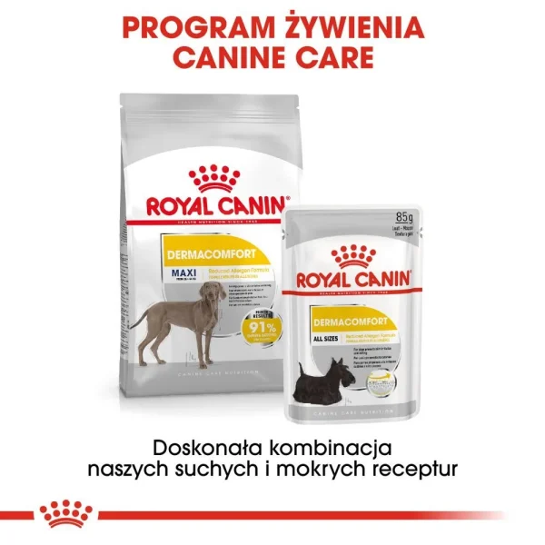 Karma sucha Royal Canin Maxi Dermacomfort dla dużych ras 12 kg — widok 6
