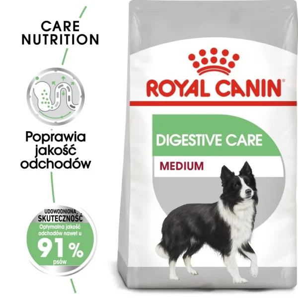 Karma sucha Royal Canin Digestive Care Medium dla psów średnich ras 12 kg — widok 2