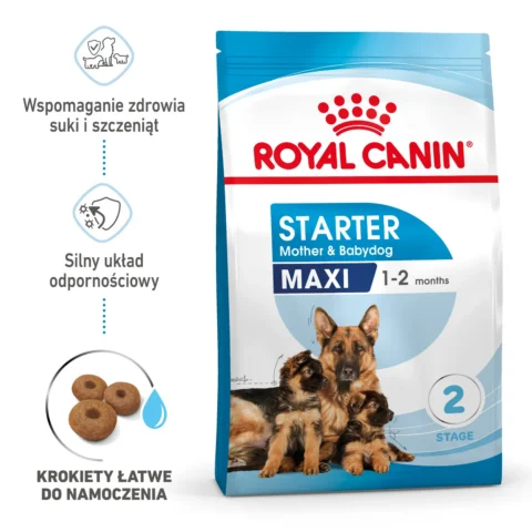 Karma sucha Royal Canin Maxi Starter Mother & Babydog dla suk i szczeniąt ras dużych 15 kg