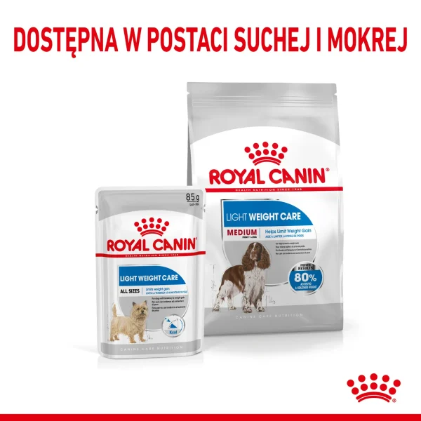 Karma sucha Royal Canin Light Weight Care Medium dla dorosłych psów średnich ras 12 kg — widok 7