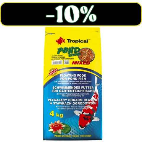 Pokarm Tropical Pond Sticks Mixed dla ryb ozdobnych 4 kg
