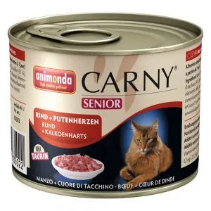 Karma mokra Animonda Carny Senior Wołowina i Serca Indyka 200 g — widok 2