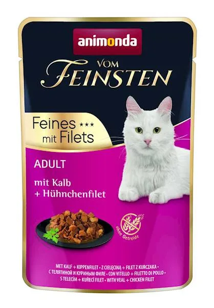 Karma mokra Animonda Vom Feinsten Adult Cielęcina i filet z kurczaka 85 g