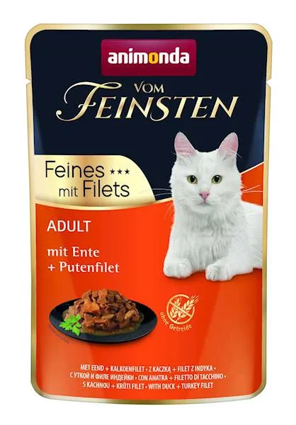 Karma mokra Animonda Vom Feinsten Adult Kaczka + Filet z Indyka 85 g