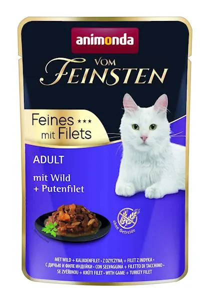Karma mokra Animonda Vom Feinsten Adult Dziczyzna i indyk 85 g