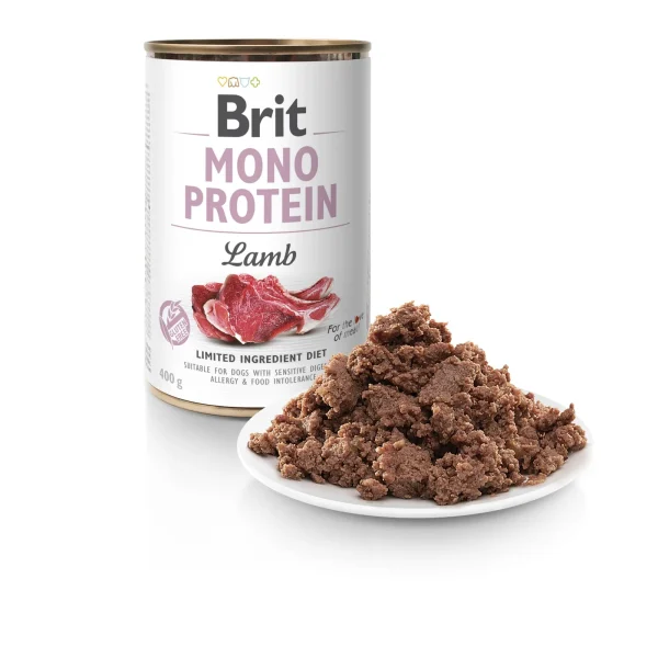Karma mokra Brit Mono Protein Lamb dla psów wszystkich ras 400 g — widok 2
