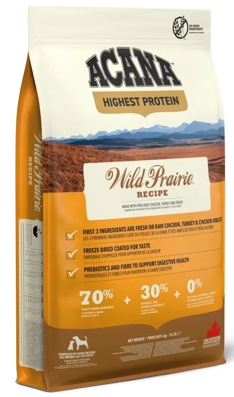 Karma sucha Acana Wild Prairie dla psów wszystkich ras 6 kg