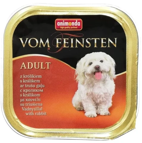 Karma mokra Animonda Vom Feinsten Adult dla psów małych i średnich ras Królik 150 g