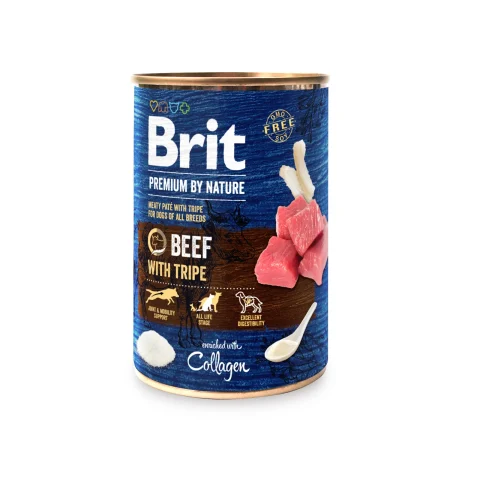 Karma mokra Brit Brit Premium By Nature Beef With Tripe wołowina z podrobami