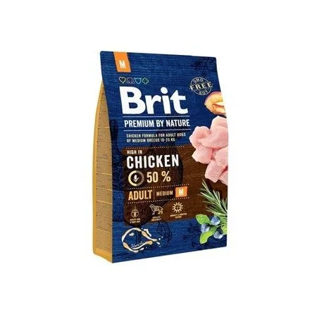 Karma sucha Brit Brit Premium By Nature Adult M kurczak