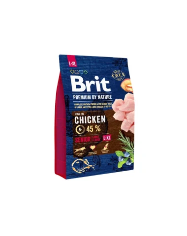 Karma sucha Brit Brit Premium By Nature Senior L+XL kurczak