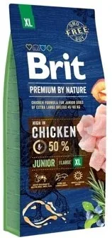 Karma sucha Brit Premium By Nature Junior XL z kurczakiem 15 kg — widok 2