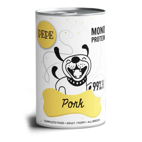 Karma mokra Paka Zwierzaka MONO PROTEIN Pork dla psów w każdym wieku Wieprzowina 400 g