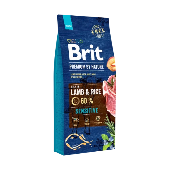 Karma sucha Brit Brit Premium By Nature Sensitive jagnięcina — widok 1