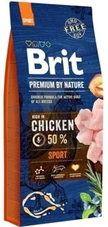 Karma sucha Brit Premium By Nature Sport dla dorosłych psów wszystkich ras Kurczak 15 kg — widok 2