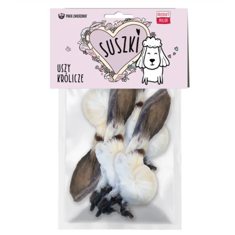 Przysmak Paka Zwierzaka Suszki Uszy królicze 4 szt 120 g