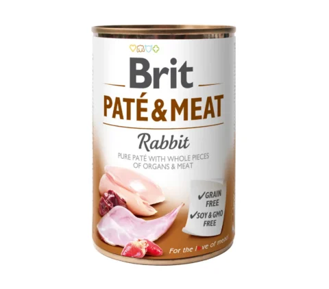 Karma mokra Brit Pate & Meat z królikiem 400 g