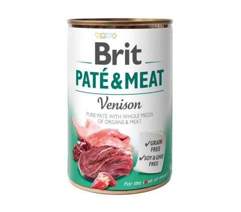 Karma mokra Brit Pate & Meat Dziczyzna 400 g