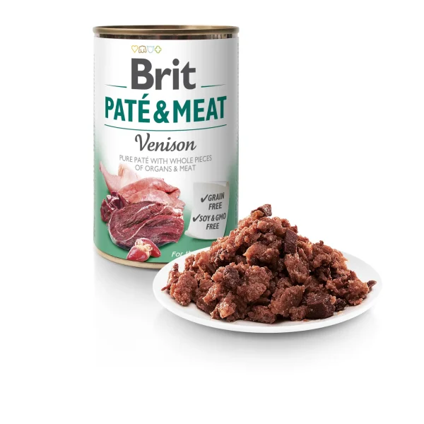 Karma mokra Brit Pate & Meat Dziczyzna 400 g — widok 2