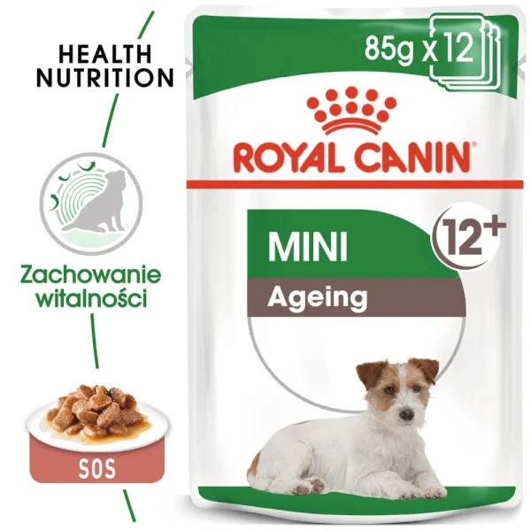Karma mokra Royal Canin Mini Ageing 12+ dla psów małych ras powyżej 12 lat 85 g — widok 2