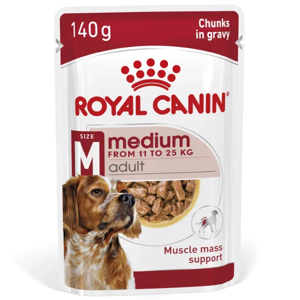 Karma mokra Royal Canin Medium Adult dla psa średniej rasy 10x140 g — widok 2