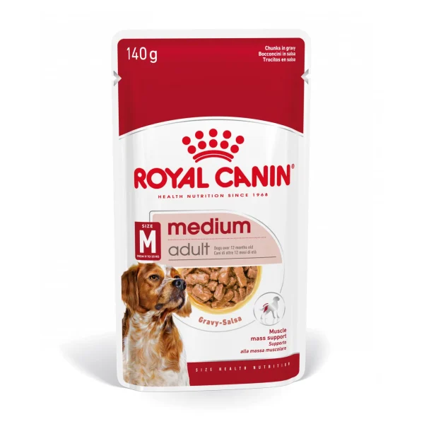 Karma mokra Royal Canin Medium Adult dla psa średniej rasy 10x140 g — widok 3