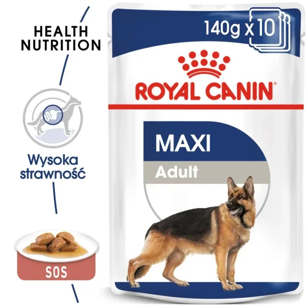 Karma mokra Royal Canin Maxi Adult dla dorosłych psów dużych ras 10x140 g — widok 4