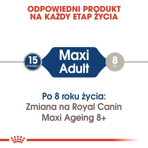 Karma mokra Royal Canin Maxi Adult dla dorosłych psów dużych ras 10x140 g — widok 6