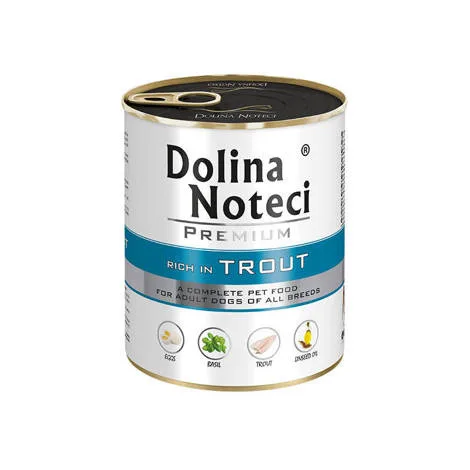 Karma mokra Dolina Noteci Premium Pstrąg dla dorosłych psów wszystkich ras 800 g