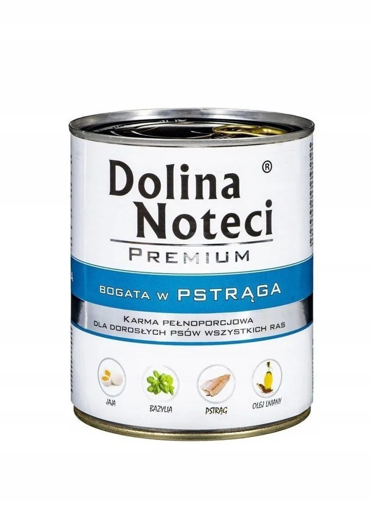 Karma mokra Dolina Noteci Premium Pstrąg dla dorosłych psów wszystkich ras 800 g — widok 2