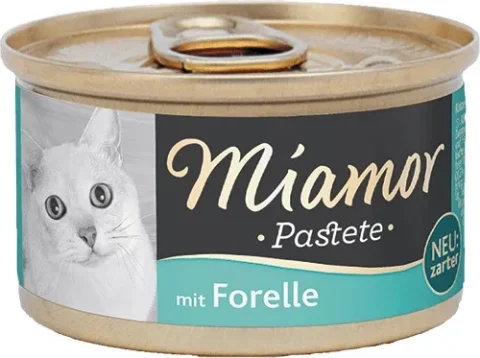 Karma mokra Miamor Pastete dla dorosłych kotów Pstrąg 85 g