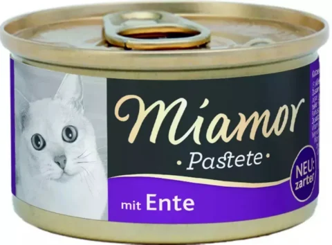 Karma mokra Miamor Pastete dla dorosłych kotów kaczka 85 g