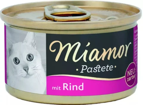 Karma mokra Miamor Pastete wołowina dla dorosłych kotów 85 g