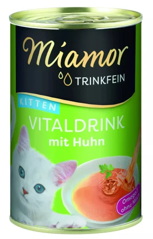 Karma sucha MIAMOR VitalDrink Kitten z kurczakiem 135 ml