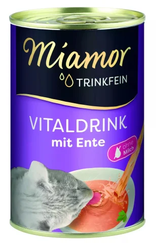 Karma sucha MIAMOR VitalDrink z kaczką 135 ml