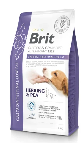 Karma sucha Brit Veterinary Diets Dog Gastrointestinal-Low Fat dla dorosłych psów śledź z