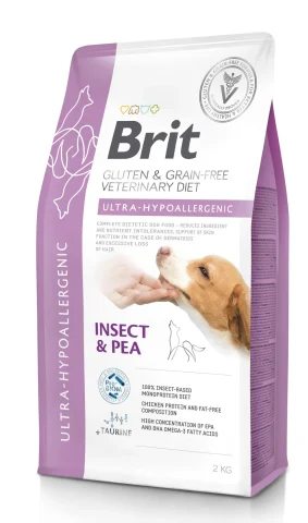 Karma sucha Brit GF Veterinary Diets Dog Ultra-Hypoallergenic Insect 2 kg
