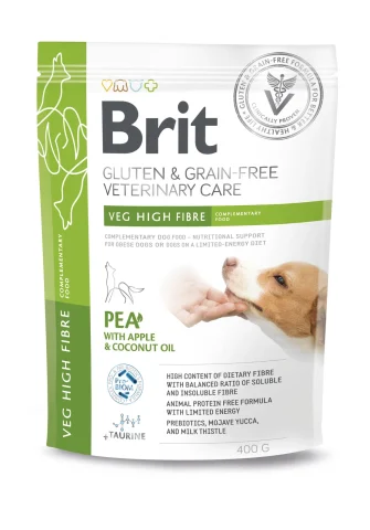 Karma sucha Brit GF Veterinary Diets Dog Gluten & Grain Free Veg Fibre groszek z jabłkiem