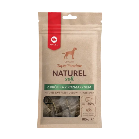 Przysmak Maced Super Premium Naturel Soft z królika z rozmarynem 100 g